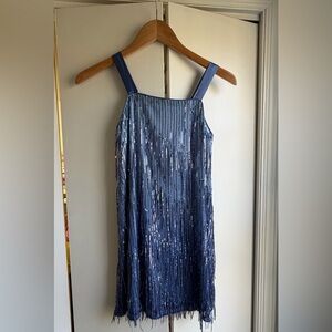Sparkling Blue Kids Dress